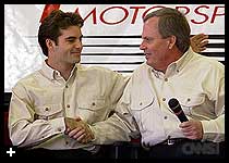 Jeff Gordon and Rick Hendrick